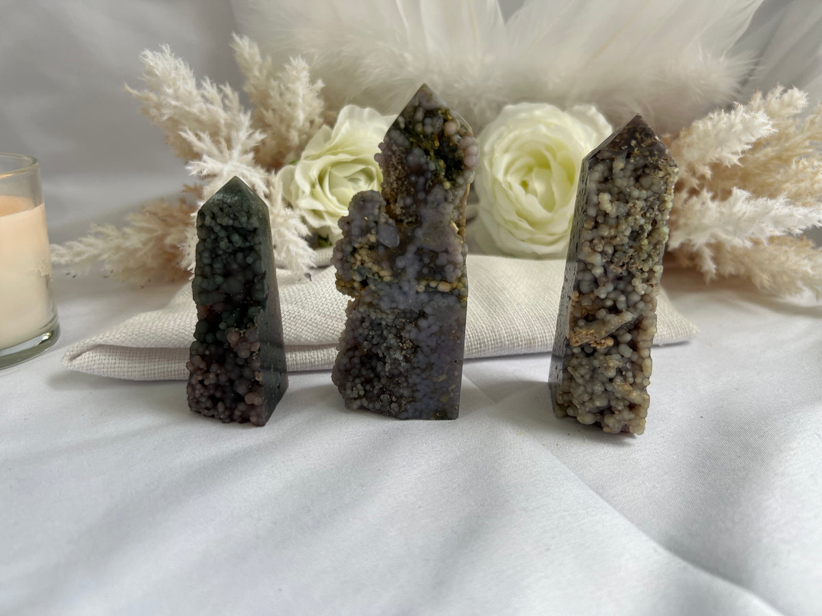 Grape Geode Grape Agate Mini Geodes – Earth Elements NZ